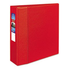 Heavy-Duty Non-View Binder with DuraHinge and Locking One Touch EZD Rings, 3 Rings, 4