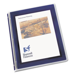 Flexi-View Binder with Round Rings, 3 Rings, 0.5