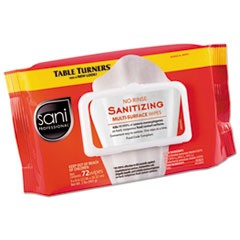 No-Rinse Sanitizing  Multi-Surface Wipes, 9