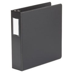 Deluxe Non-View D-Ring Binder with Label Holder, 3 Rings, 2