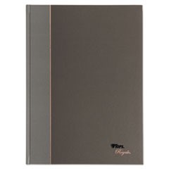 Royale Casebound Business Notebook, College, Black/Gray, 11.75 x 8.25, 96 Sheets