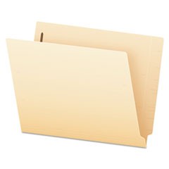 Manila End Tab Expanding Fastener Folders, 2-Ply Tabs, 0.75" Expansion, 2 Fasteners, Letter Size, Manila Exterior, 50/Box