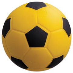 Coated Foam Sport Ball, For Soccer, Playground Size, Yellow