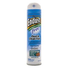 Endust Free Hypo-Allergenic Dusting and Cleaning Spray, 10 oz Aerosol Spray, 6/Carton