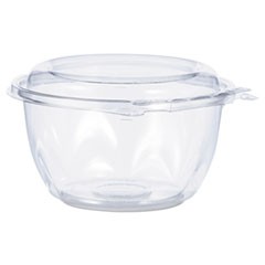 Tamper-Resistant, Tamper-Evident Bowls with Dome Lid, 16 oz, 5.5