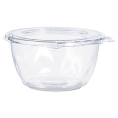 Tamper-Resistant, Tamper-Evident Bowls with Flat Lid, 16 oz, 5.5