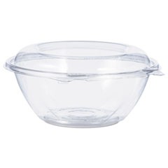 Tamper-Resistant, Tamper-Evident Bowls with Dome Lid, 24 oz, 7