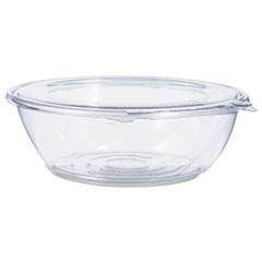 Tamper-Resistant, Tamper-Evident Bowls with Flat Lid, 48 oz, 8.9