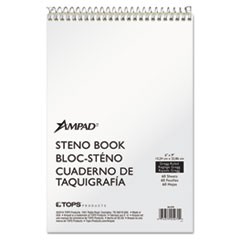 Steno Pads, Gregg Rule, Tan Cover, 60 Green-Tint 6 x 9 Sheets