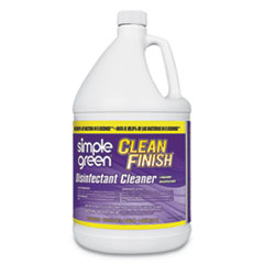 Clean Finish Disinfectant Cleaner, 1 gal Bottle, Herbal, 4/CT