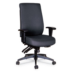 Alera Wrigley Series High Performance High-Back Multifunction Task Chair, Supports 275 lb, 18.7