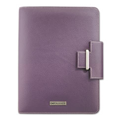 Terramo Refillable Planner, 8.5 x 5.5, Eggplant Cover, 12-Month (Jan to Dec): Undated