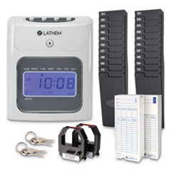 Lathem 400E Top Feed Electronic Time Clock Kit