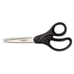 SCISSORS,8IN STRAIGHT,BK