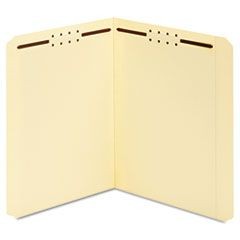 Earthwise Manila Top Tab Fastener Folder, Straight, Letter, 50/Box