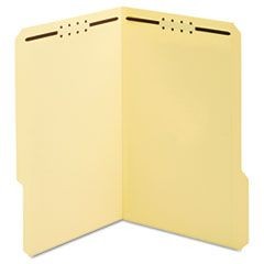 Earthwise Manila Top Tab Fastener Folder, 1/3 Tab, Legal, 50/Box