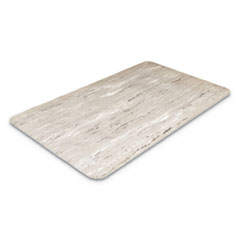 Cushion-Step Surface Mat, 36 x 72, Marbleized Rubber, Gray