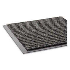 Needle Rib Wipe and Scrape Mat, Polypropylene, 48 x 72, Gray