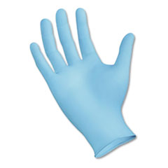 Disposable Examination Nitrile Gloves, Large, Blue, 5 mil, 100/Box