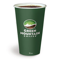 Paper Hot Cups, 16oz, Green Mountain Design, Multi, 1000/Carton
