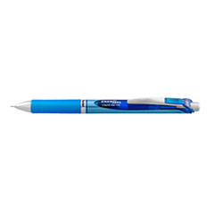 EnerGel RTX Gel Pen, Retractable, Medium 0.7 mm, Blue Ink, Blue/Light Blue Barrel