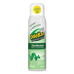 Ready-To-Use Disinfectant/Fabric and Air Freshener 360 Spray, Eucalyptus, 14 oz Can, 12/Carton