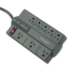 Guardian Premium Surge Protector, 8 Outlets, 6 ft Cord, 1080 Joules, Gray