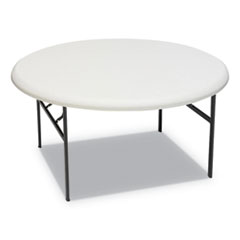 IndestrucTable Classic Folding Table, Round Top, 200 lb Capacity, 60