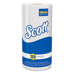 Kitchen Roll Towels, 11 x 8.75, 128/Roll, 20 Rolls/Carton