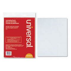 Laminating Pouches, 3 mil, 9" x 11.5", Gloss Clear, 25/Pack