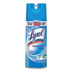 Disinfectant Spray, Spring Waterfall, Liquid, 12.5 oz Aerosol Spray, 12/Carton