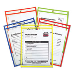 Stitched Shop Ticket Holders, Neon, Assorted 5 Colors, 75