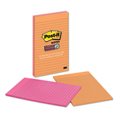 Pads in Rio de Janeiro Colors, Lined, 5 x 8, 45-Sheet Pads, 4/Pack
