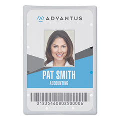 Clear ID Card Holder, Vertical, 2 5/16