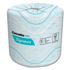 Signature Bath Tissue, 2-Ply, 4 x 4, White, 400 Sheets/Roll, 48 Rolls/Carton