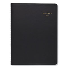 Two-Person Group Daily Appointment Book, 11 x 8, Black, 2022