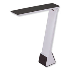 Konnect Rechargeable Folding LED Desk Lamp, 2.52w x 2.13d x 11.02h, Gray/Black