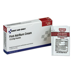 First Aid Kit Refill Burn Cream Packets, 0.1 g Packet, 12/Box