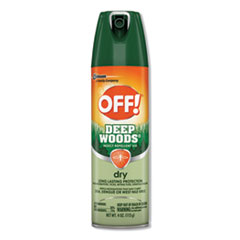 Deep Woods Dry Insect Repellent, 4 oz, Aerosol, Neutral, 12/Carton
