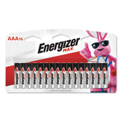 MAX Alkaline AAA Batteries, 1.5V, 16/Pack