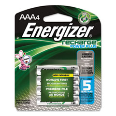 NiMH Rechargeable AAA Batteries, 1.2V, 4/Pack