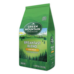 Breakfast Blend Whole Bean Coffee, 18 oz Bag, 6/Carton