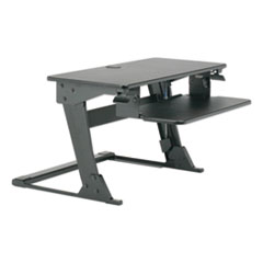 7110016810786 SKILCRAFT Desktop Sit-Stand Workstation, 35.4" x 23.2" x 6.2" to 20", Black