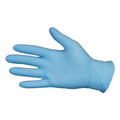 DiversaMed Disposable Powder-Free Exam Nitrile Gloves, Blue, Large, 100/Box