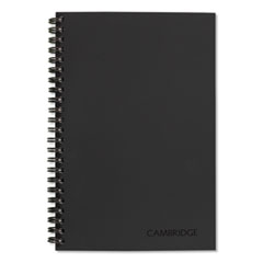 Wirebound Guided Business Notebook, QuickNotes, Dark Gray Cover, 8 x 5, 80 Sheets