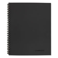 Wirebound Guided Business Notebook, Meeting Notes, Dark Gray, 11 x 8.25, 80 Sheets