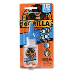 Super Glue, 0.53 oz, Dries Clear, 4/Carton