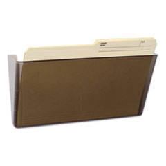 Wall File, Letter, 13 x 7, Single Pocket, Smoke