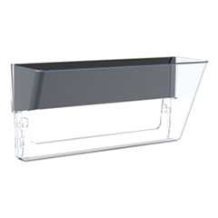 Unbreakable Magnetic Wall File, Legal/Letter Size, 16" x 4" x 7", Clear