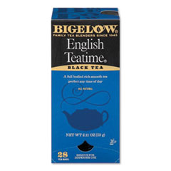 English Teatime Black Tea, 0.08 oz Tea Bag, 28/Box